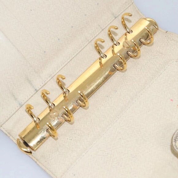 LOUIS VUITTON Damier Azur Agenda MM Day Planner Cover R20707 LV Auth BD009 - Picture 11 of 16